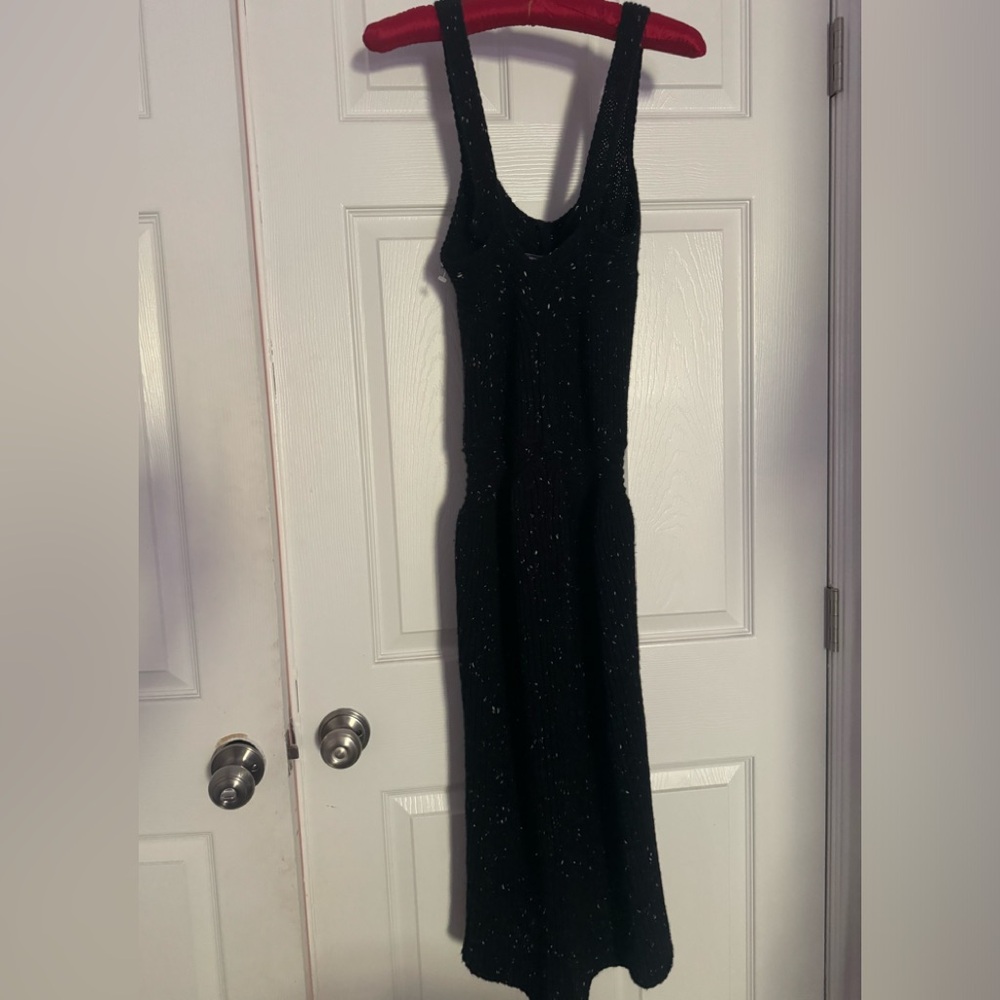 Anna Molinari black knit dress